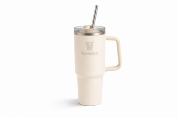 Premium Matte Black 40oz Stainless Steel Tumbler – Insulated Travel Cup