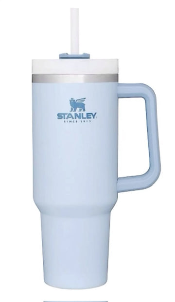 Stanley Stainless Steel Tumbler with Handle & Straw – 40oz Insulated Travel Cup